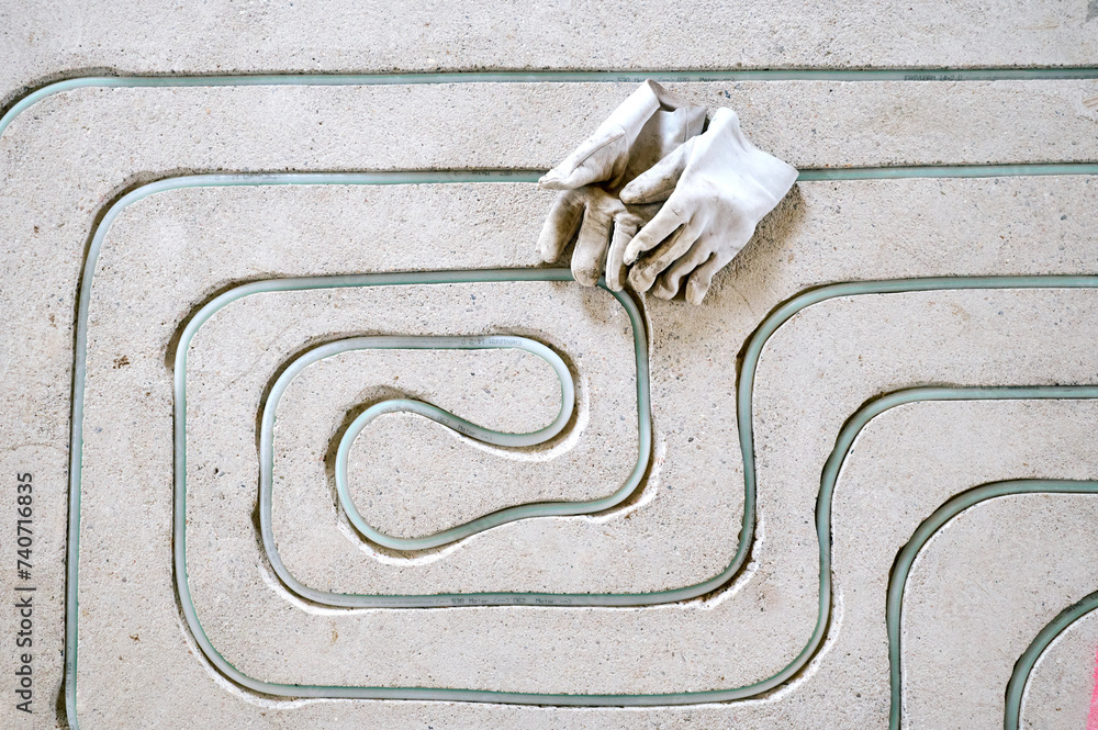 Montage von Heizkreisverteilern